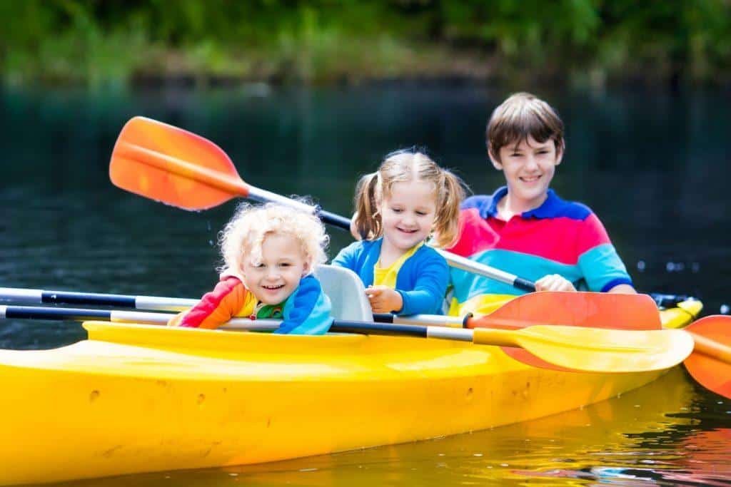 Kayaking with toddlers